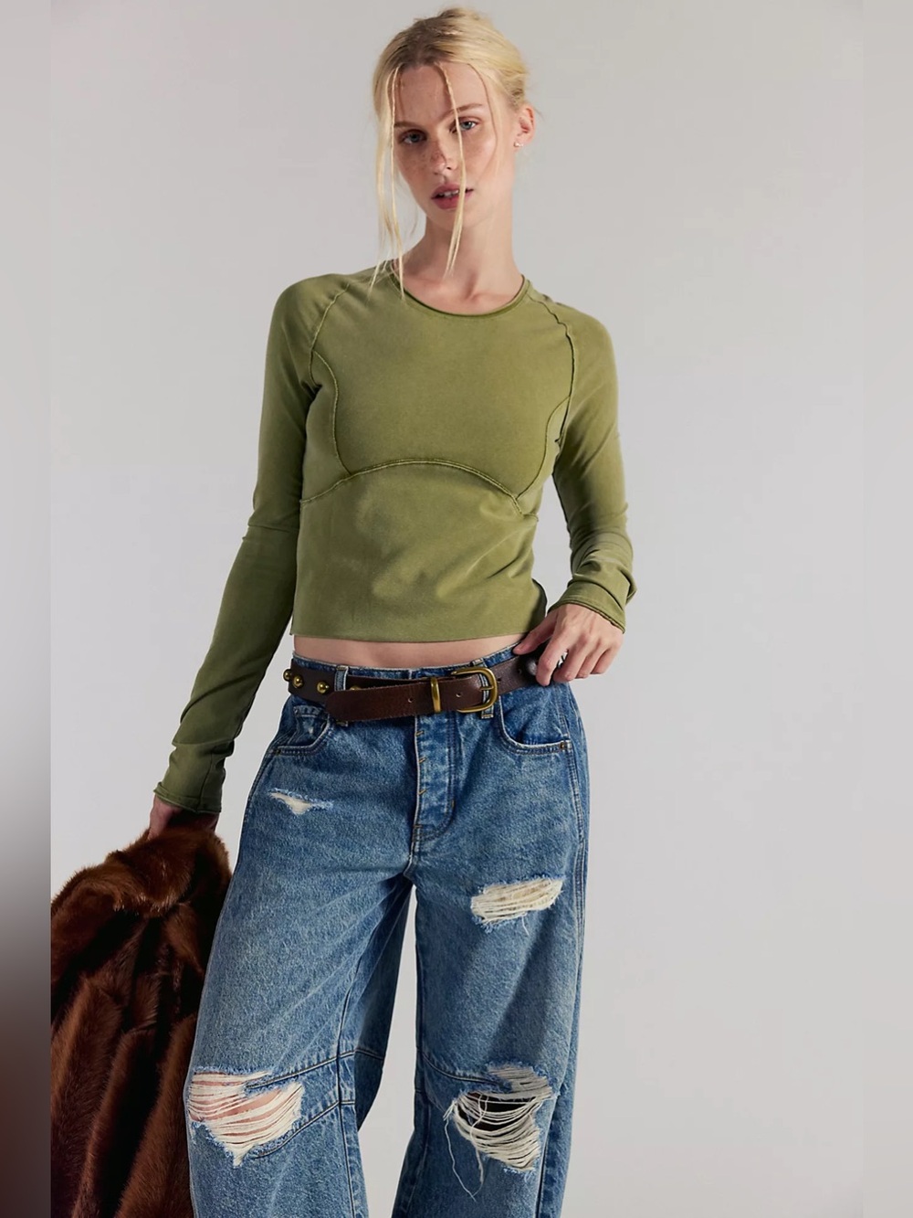 NWT! Free People We The Free Protagonist Long Sleeve Sz XS